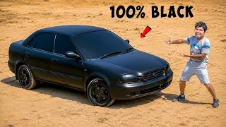 We Painted a Car With the World’s Blackest Paint 😱 || MR. INDIAN HACKER