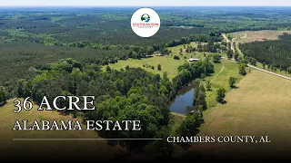 Estate Living in East Alabama Main House Guest Cabin Fish Pond 36 Acres 699 000