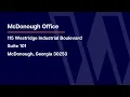 Weissman s McDonough Office