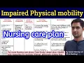 Impaired Physical mobility Nursing care plan Nursing care plan on Impaired physical mobility
