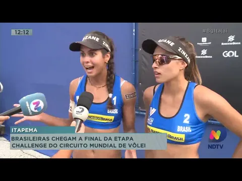 BG Esporte: Brasileiras chegam a final da etapa Challenge do circuito mundial de vôlei