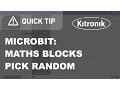 microbit MakeCode Editor - Math Blocks