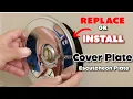 How To Replace Bathtub Faucet Cover Plate Escutcheon Easy Simple