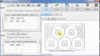 Parts inside other parts - Next Nesting Software X 2015