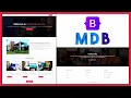 Responsive website with Bootstrap 5 Material Design PART 1