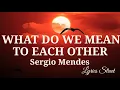 Download Lagu WHAT DO WE MEAN TO EACH OTHER || SERGIO MENDES || SONG LYRICS@lyricsstreet5409 #80s #lovesong #lyrics