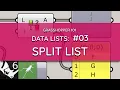 Grasshopper 101 Data Lists Split List Component