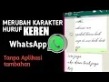Download Lagu Cara membuat tulisan keren di WhatsApp tanpa aplikasi tambahan