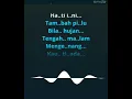 Lagu Sanisah Huri - Bimbang [karaoke]