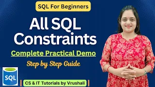 Learn all SQL Constraints Practically with Examples