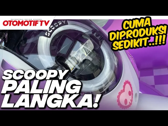 SCOOPY PALING LANGKA dan IMUT..!!! DIPRODUKSI TERBATAS, SCOOPY KUROMI LIMITED EDITION l Otomotif TV