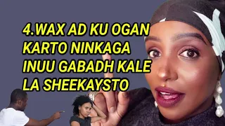 4 wax yabood oo lagu garto ninka gogol dhaafka sameeya ama raba inuu gabadh kale guursado 