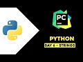 Day 6 - Python Strings Python Tutorial in Telugu