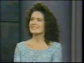 Lara Flynn Boyle on David Letterman 1990