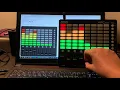 JavaScript Web MIDI API Akai APCmini launchpad fader level display