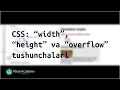 CSS width height va overflow tushunchalari asoslari veb sahifalar Dasturlash