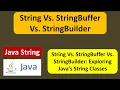 String Vs StringBuffer Vs StringBuilder Java Tutorial