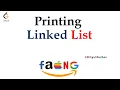 Printing Elements of LinkedList Java Leetcode