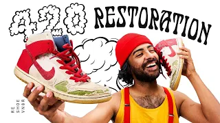 Download Restoring DESTROYED Nike SB Dunk Cheech and Chong MP3