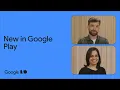 구글이 개발자들이 구글플레이와 함께 성장할 수 있도록 준비한 새로운 기능과 업데이트를 소개하는 유튜브 영상이 보여진다.