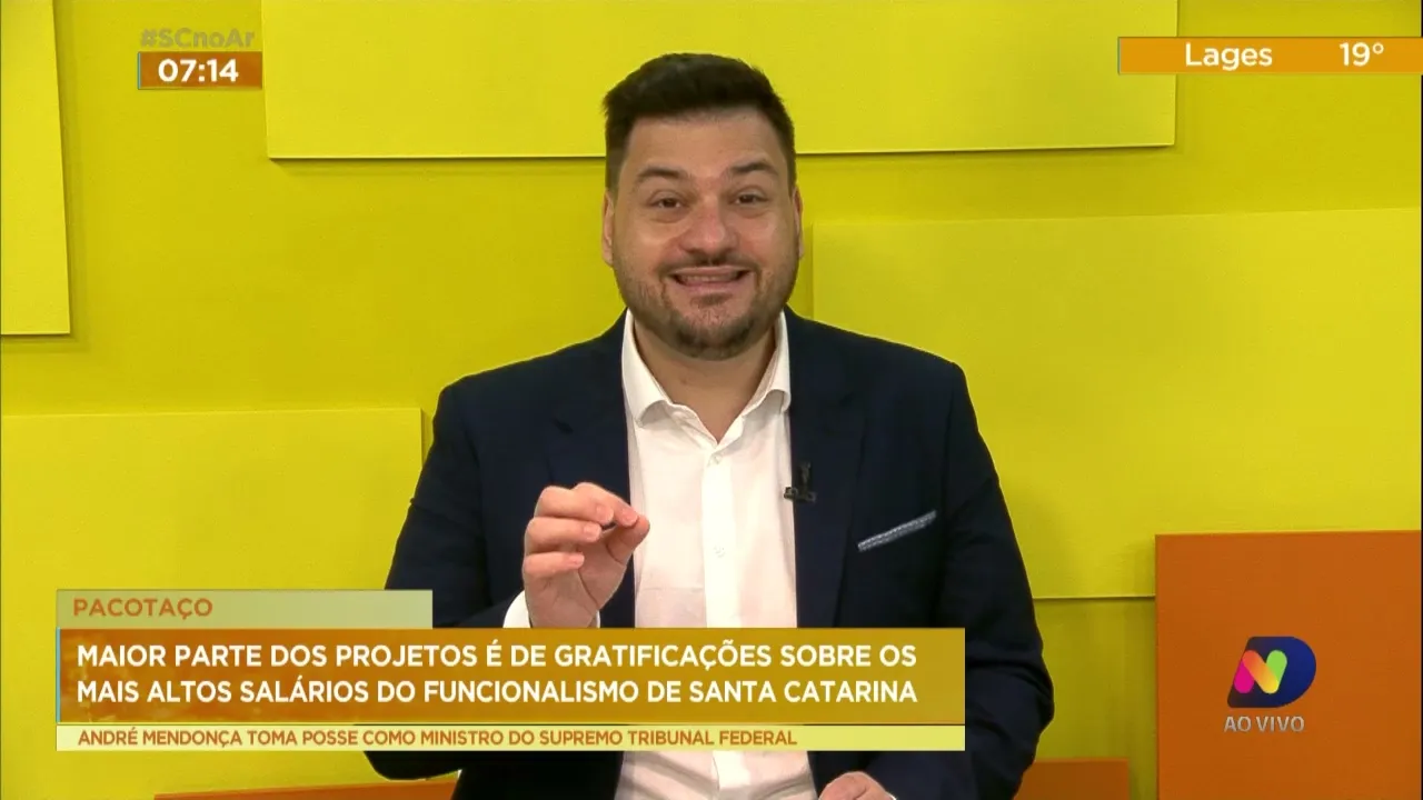 Maior parte dos projetos é de gratificações sobre os mais altos salários do funcionalismo de SC
