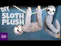 Easy DIY Sloth Plushie Made from ONE Pair of Socks Free Pattern Fun Sock Creations