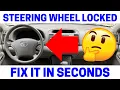 Steering Wheel Ignition Key Won t Turn - EASY FIX