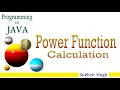 Power Function in JAVA