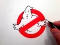 How to Draw the Ghostbusters Logo
