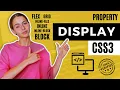 CSS Display Property Inline Block Inline block Grid Flex Inline flex HTML CSS