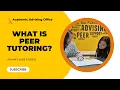 What is Peer Tutoring