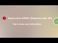 Source error 2004 Response code 403 Error occurred Playback stopped outertune not working