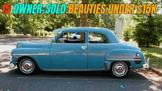 Affordable Classic Car Finds on Craigslist 15 Owner Sold Beauties Under 15K