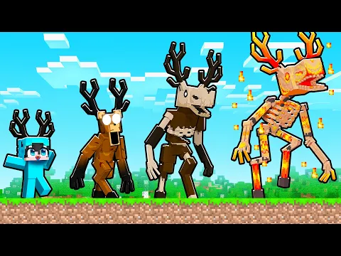 Video Thumbnail: Evolucioné de BEBÉ CIERVO a CIERVO NIVEL DIOS en Minecraft
