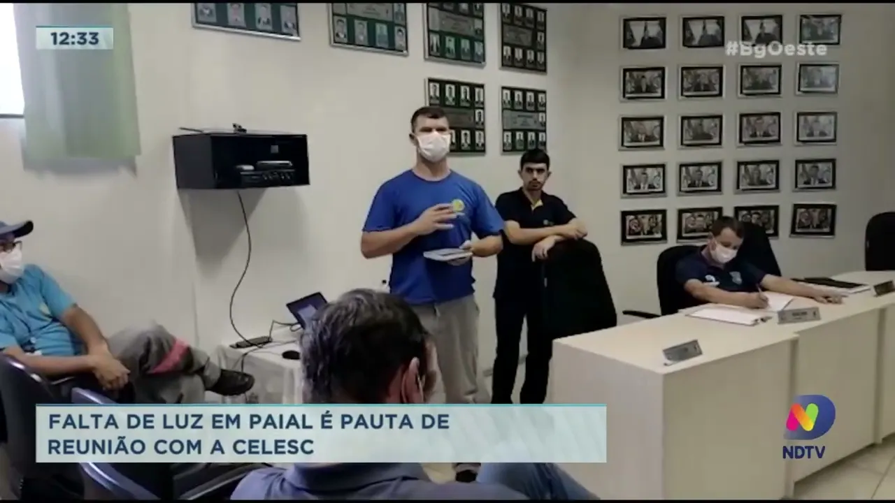 Falta de luz em Paial é pauta de reunião com a Celesc