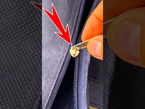 How to easily and quickly repair a zipper on clothes #diy #tips # #reallifehacks #lifehacks