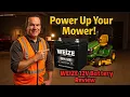 WEIZE Lawn Garden AGM Battery 12V 200CCA BCI Group U1 SLA Starting Battery for Lawn Tractors