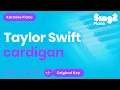 Download Lagu Taylor Swift - cardigan (Piano Karaoke)