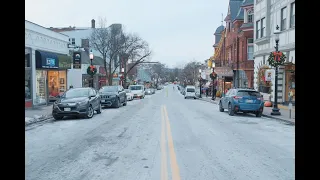 Tarrytown New York Walking - Main St 4K