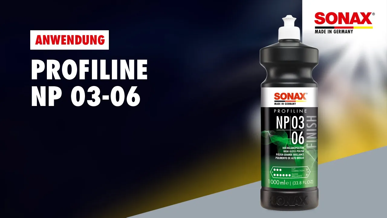 Anwendung SONAX PROFILINE NP 03 06