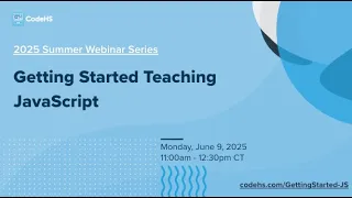Getting Started Teaching JavaScript