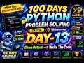 day-13 of 100 days python problem solving course-guide Given output write code