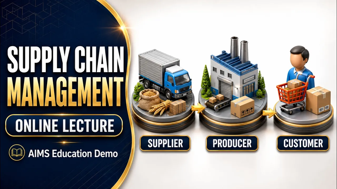 Demo Lecture: Supply Chain Management and Logistics Studies at AIMS Education