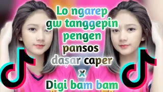 Download Dj Lo ngarep gue tanggepin pengen pansos dasar caper x Digi bam bam viral tiktok MP3