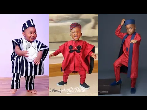 Download MP3 African Traditional Outfits For Little Boys | Senator Styles For Kids