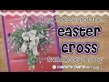 Decorating an Easter Cross from Hobby Lobby