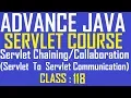 118 Servlet Chaining Collaboration Servlet to Servlet Communication adv java Tutorial