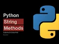Python String Methods Explained Python Tutorial for Beginners