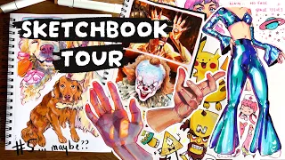 Another Sketchbook Tour! (alcohol markers 2024-2026)