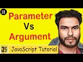 Function Parameters vs Arguments in JavaScript A Simple Explanation JavaScript Tutorial